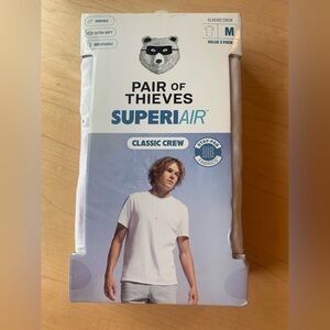 NIB 3 pack Pair of Thieves superiAir crew neck tees size Medium